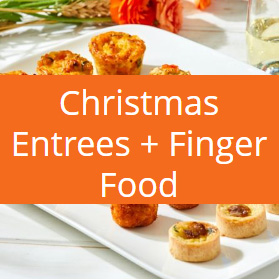 Entrees and finger food