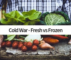 fresh vs frozen food 