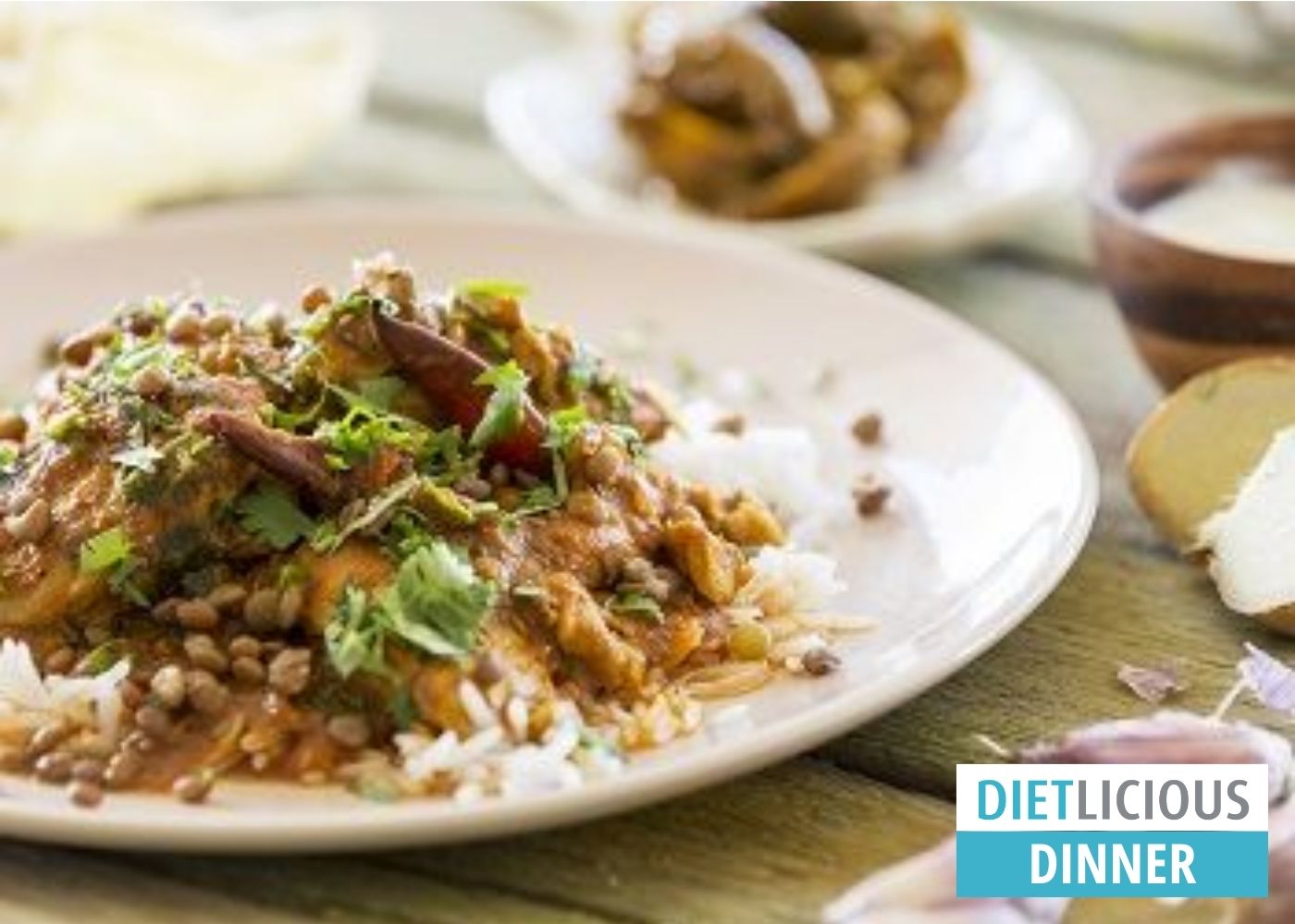 Chicken saag w basmati rice