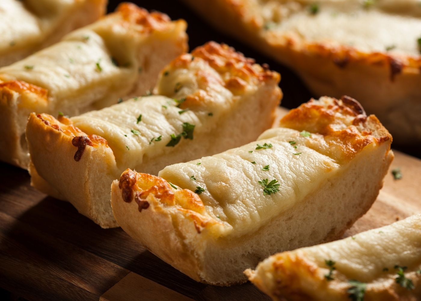 Worlds Best Cheesy Garlic Bread - serves 8-10