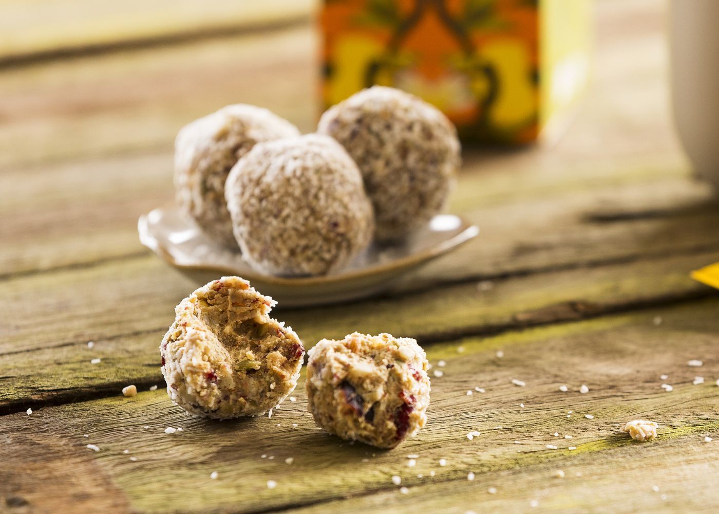 Cranberry crunch ball