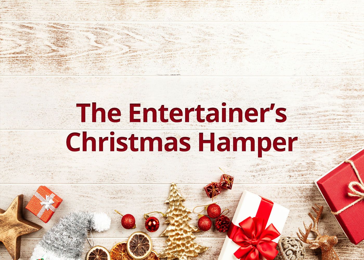The Entertainer's BBQ Christmas Hamper - Serves 6