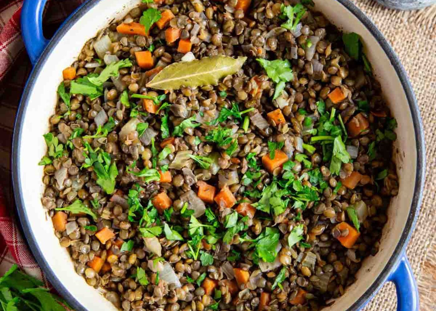 French lentil saute