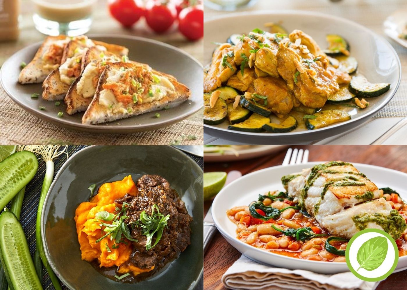 Menopause Diet - 5 Day Plan 1 - with Salad Greens