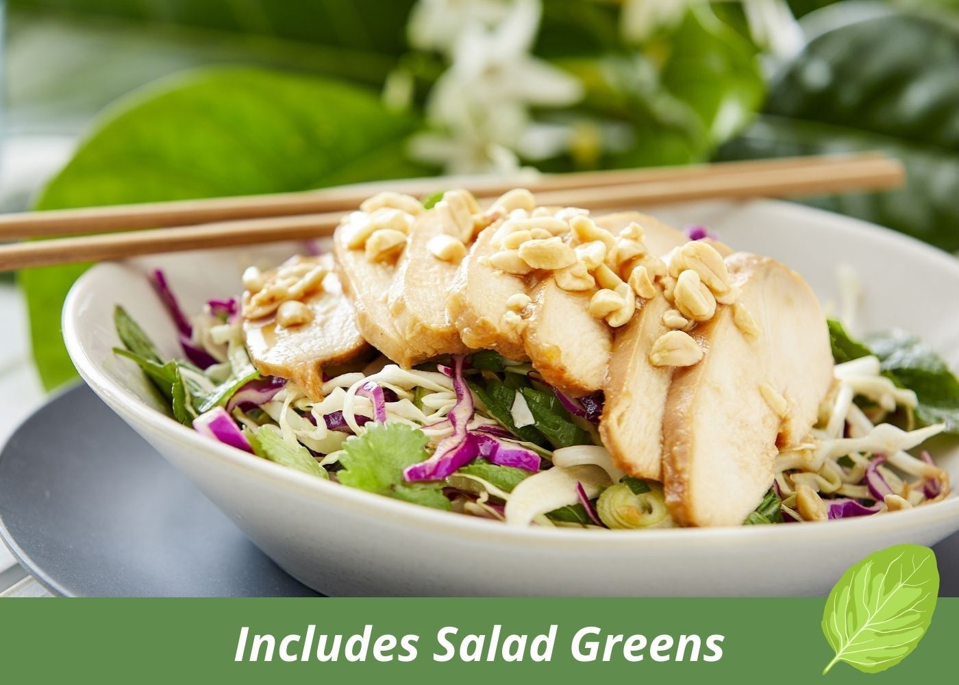 Sweet chilli + lime chicken Salad