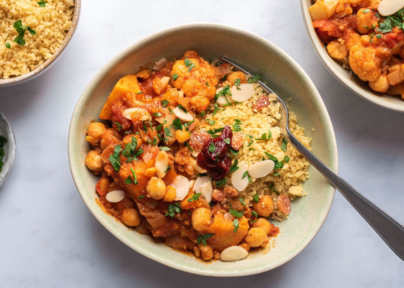 Vegetables w preserved lemon couscous