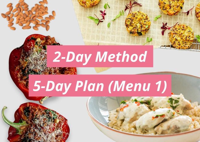 SFD - 2-Day Method - 5 Day (Weekday Meals) - Menu 1