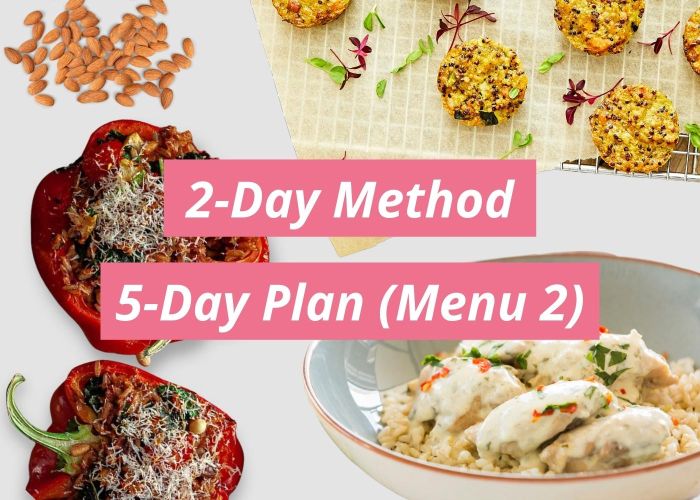 SFD - 2-Day Method - 5 Day (Weekday Meals) - Menu 2