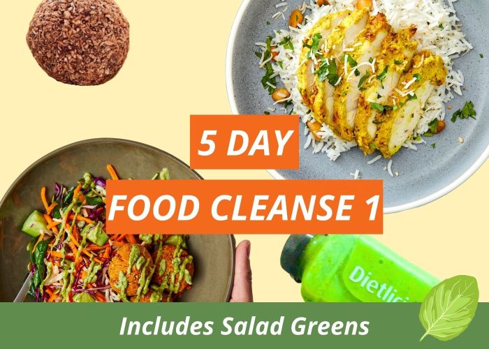 5 Day Cleanse - Plan 1 - with Salad Greens