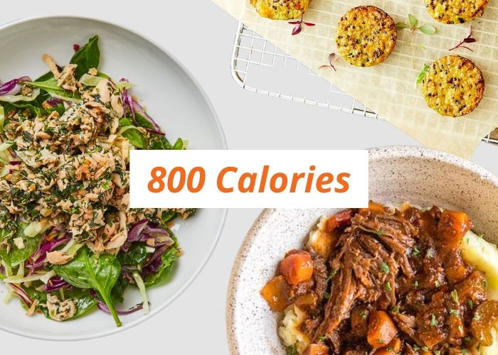 800 Calorie - 7 Day - Plan 3 - Add Your Own Salad Greens