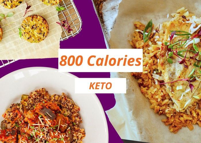 800 Calorie Keto - 7 Day - Plan 2 - Add Your Own Salad Greens