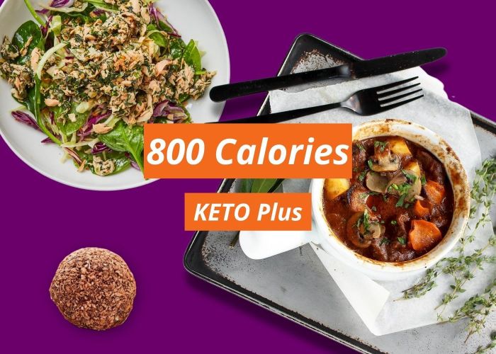 800 Calorie Keto - 7 Day - Plan 1 - with Salad Greens