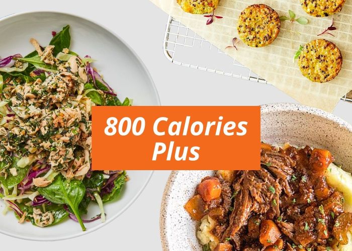 800 Calorie - 7 Day - Plan 3 - with Salad Greens