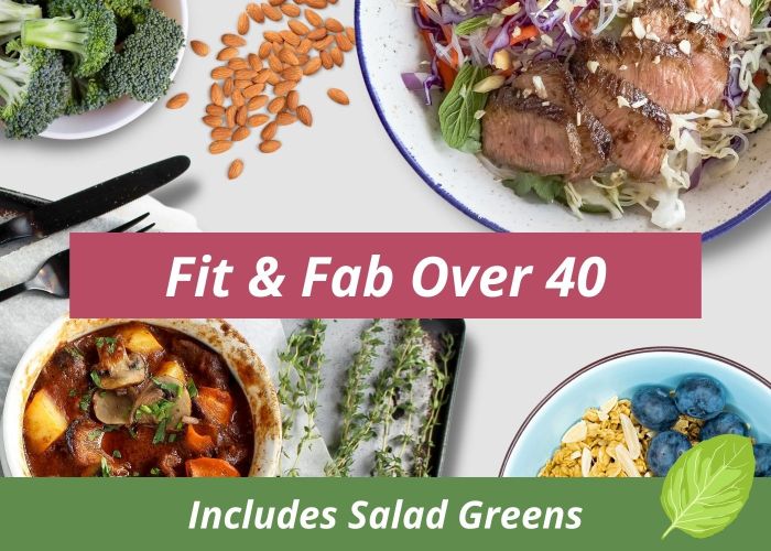 Fit + Fab After 40 - 7 Day Plan 2 - with Salad Greens
