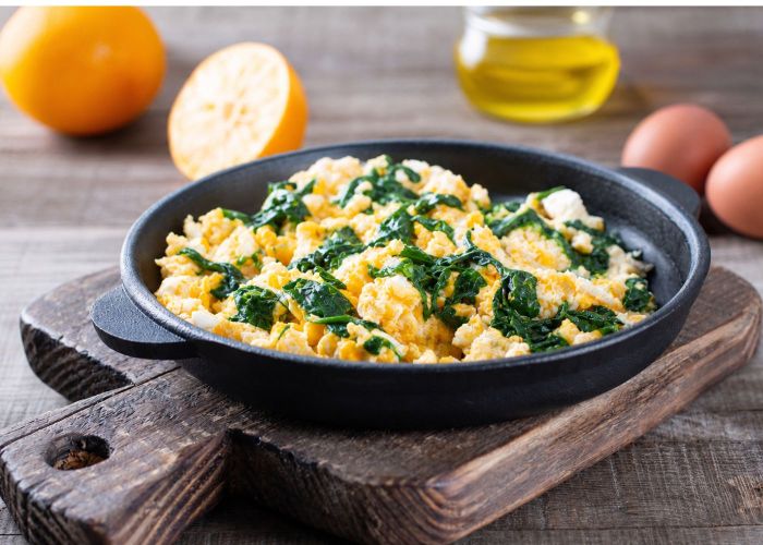 Corn + cheese scramble