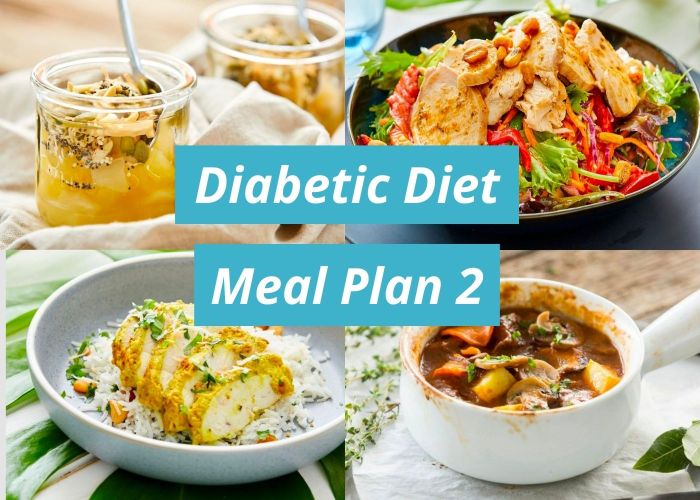 Diabetic Diet Meal Plan 2 - Add Your Own Salad Greens