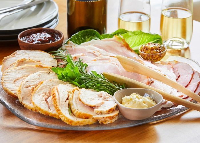 FRESH Ham + Turkey Platter Serves 6
