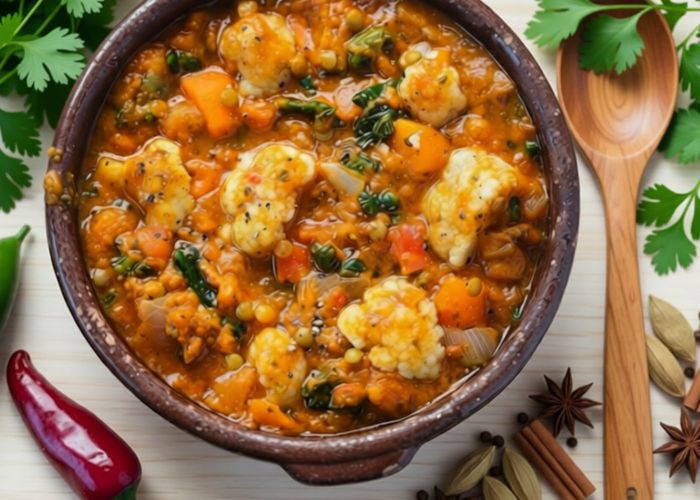 Indian vegetable dhal
