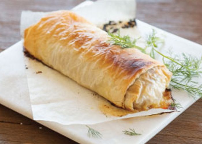 Middle eastern lamb parcel