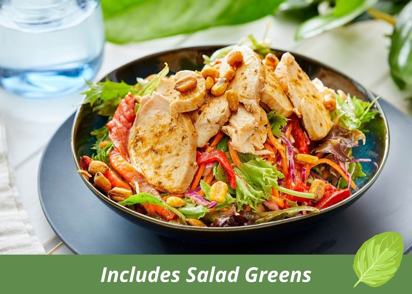 Piri piri chicken w roasted capsicum salad 