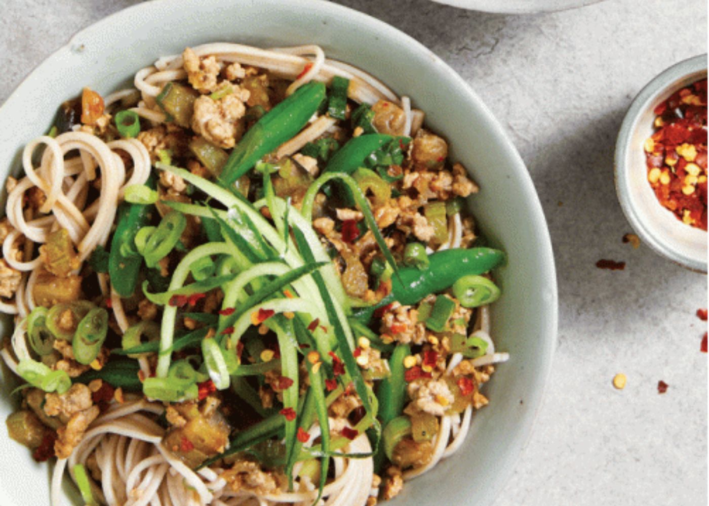 Pork + prawn stir fry