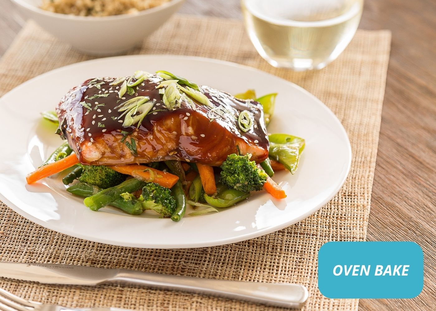 Salmon teriyaki - Fish Only