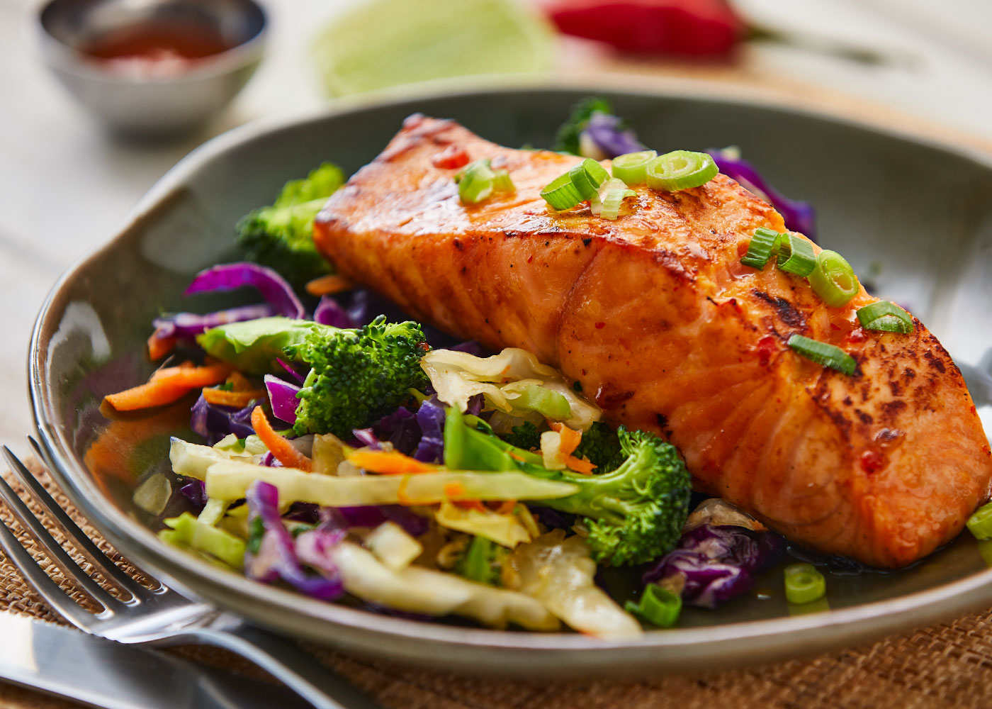 Sticky sweet chilli salmon - Fish Only