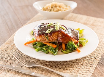 Salmon teriyaki - Fish Only
