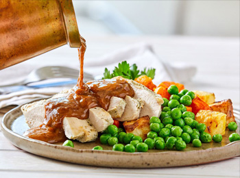 Best roast chicken with roast veges